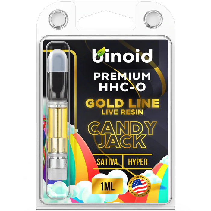 Candy Jack Sativa HHC-O Live Resin Vape Cartridge By Binoid