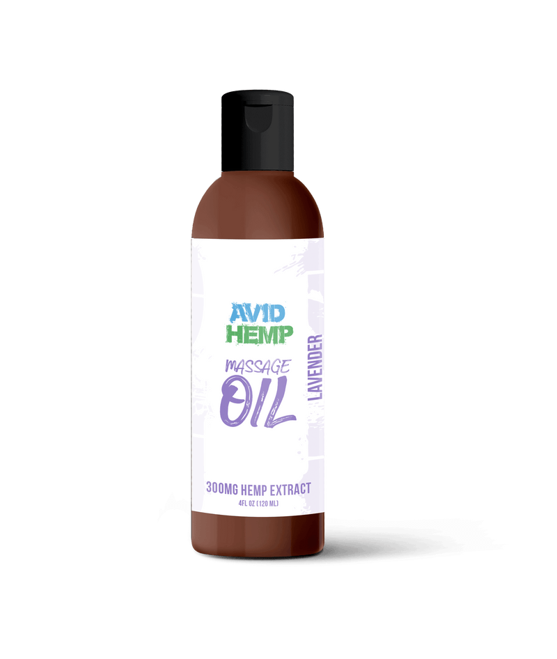 Lavender CBD Massage Oil By Avid Hemp