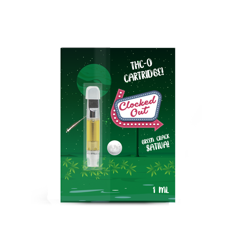 THC-O Vape Cartridge By Clocked Out