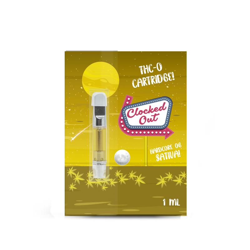 THC-O Vape Cartridge By Clocked Out