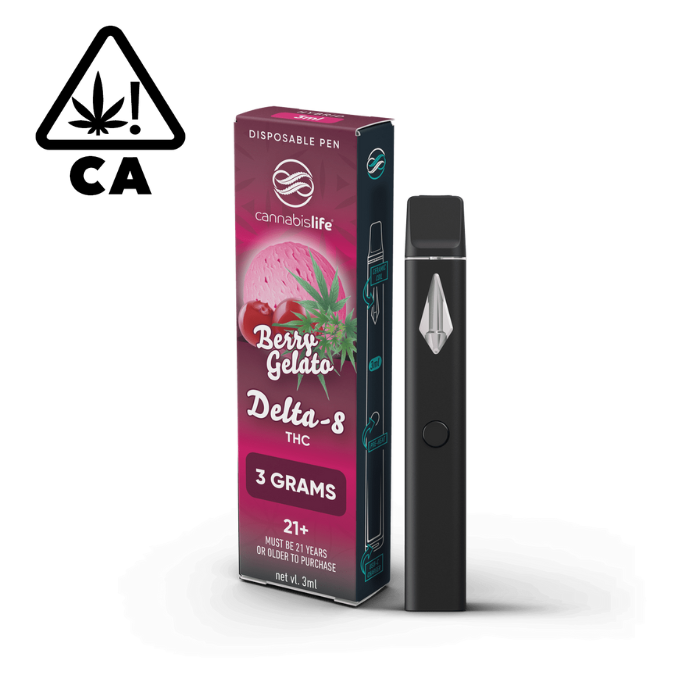 Delta 8 THC Disposable Vape By Cannabis Life