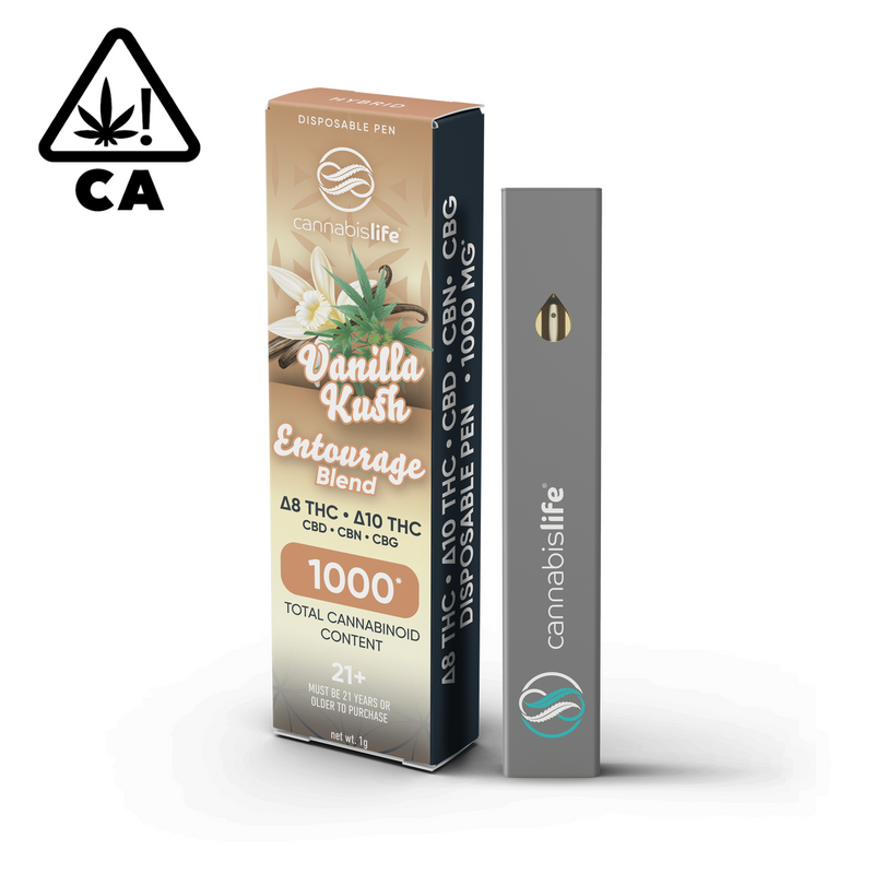 Cannabis Life | Entourage Blend Disposable Delta 8 + Delta 10 Vape Cannabis Life | Entourage Blend Disposable Delta 8 + Delta 10 Vape