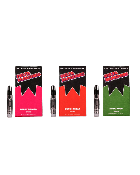 Smokers Paradise Delta 8 Vape Cartridge Bundle By Delta Munchies