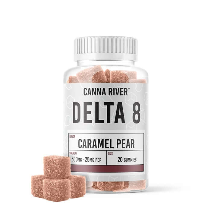 Caramel Pear Delta 8 THC Gummies By Canna River