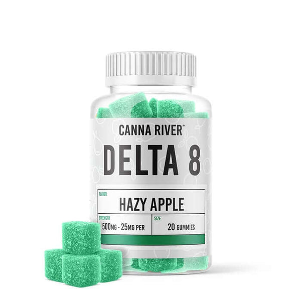 Hazy Apple Delta 8 THC Gummies By Canna River