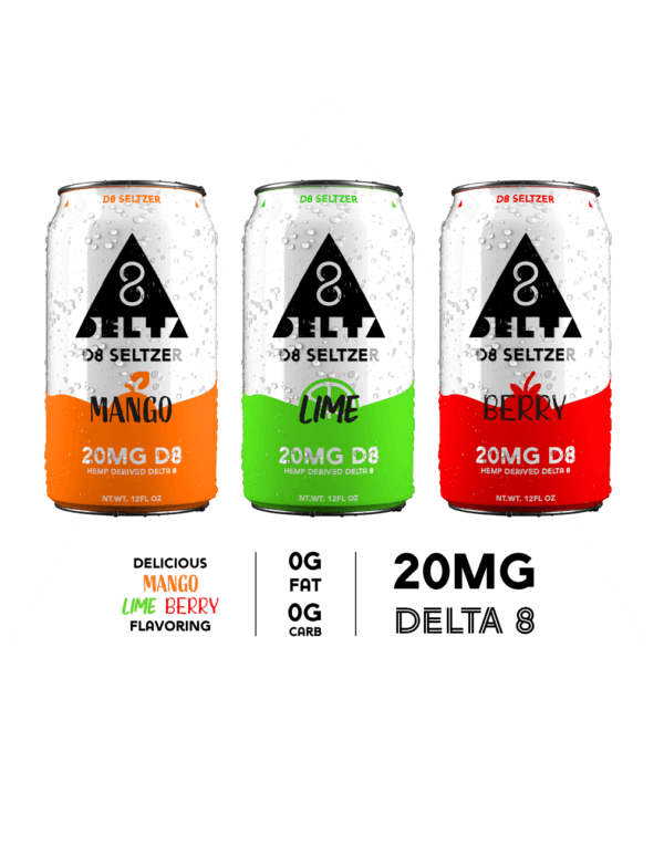 Mango Delta 8 Drink By D8 Seltzer