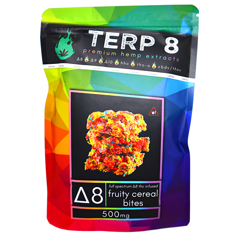 Delta 8 THC Fruit Cereal Bites By Terp 8