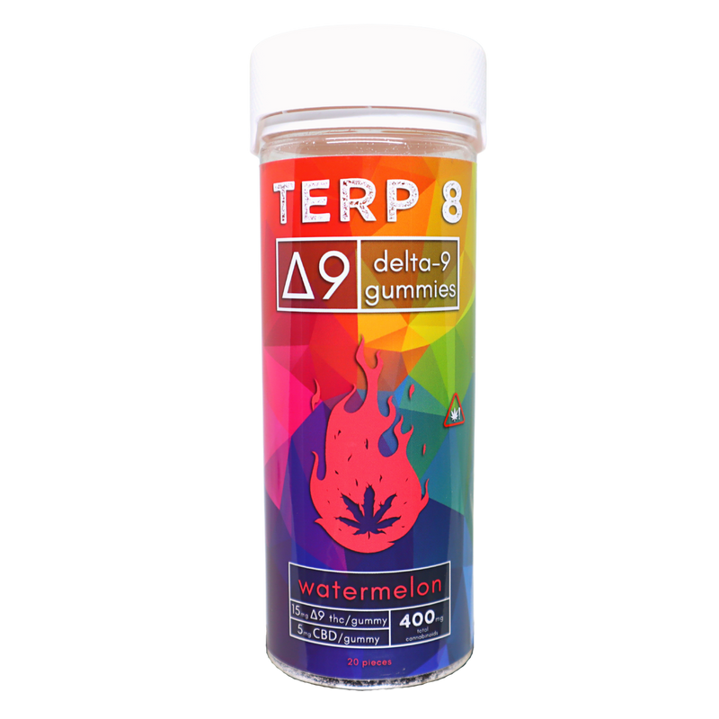 CBD + Delta 9 THC Gummies By Terp 8
