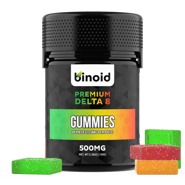 Mixed Flavors Delta 8 THC Gummies By Binoid