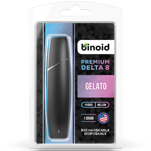Delta 8 Rechargeable Disposable Vape Pen By Binoid