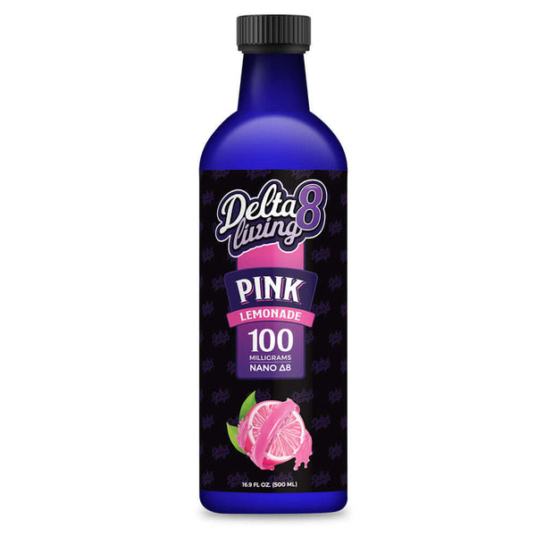 Pink Lemonade Delta 8 Drink By CBD Living