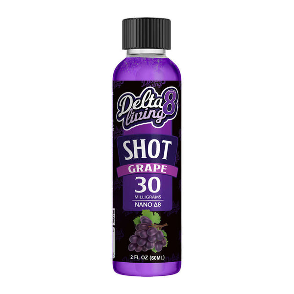 Grape Delta 8 THC Shot By CBD Living