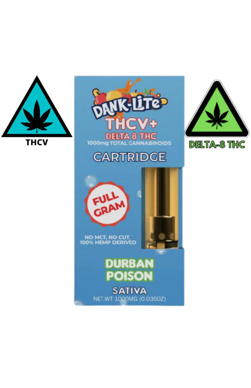 THC-V & Delta 8 THC Vape Cartridge By Dank Lite
