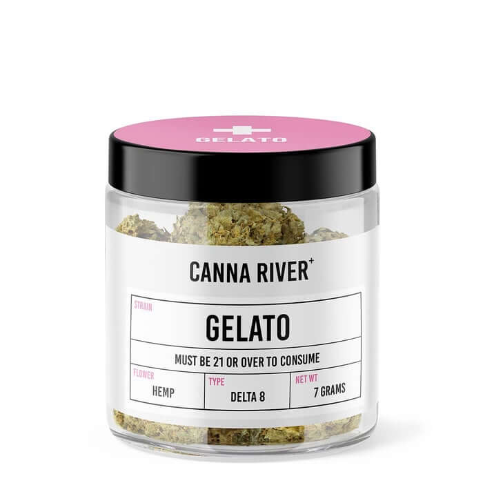 Gelato Indica Delta 8 THC Flower By Canna River