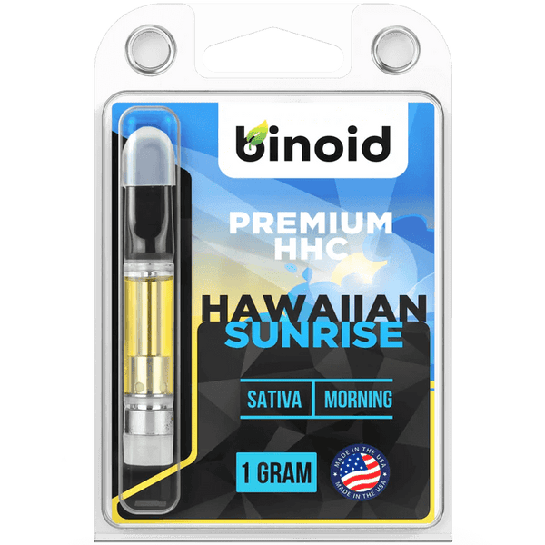 Hawaiian Sunrise Sativa HHC Vape Cartridge By Binoid