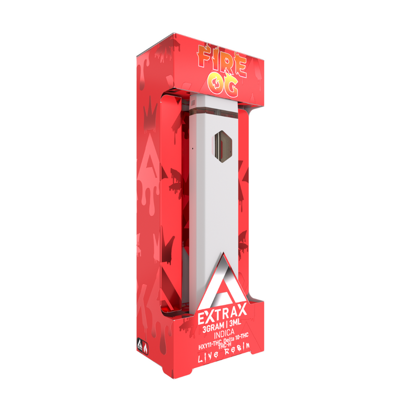 Delta Extrax | Live Resin Delta 10 + THC-H + HXY11 THC Disposables - 3g