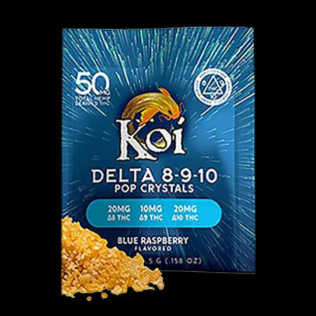 Delta 8 + Delta 9 + Delta 10 Pop Crystals By Koi CBD