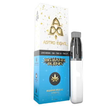 Live Resin Delta 8 + THC-O + THC-P Big Bang Rechargeable Disposable By Astro Eight