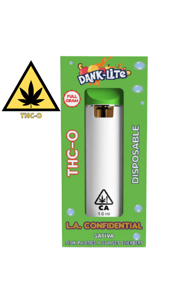 L.A. Confidential Hybrid THC-O Disposable Vape Pen By Dank Lite