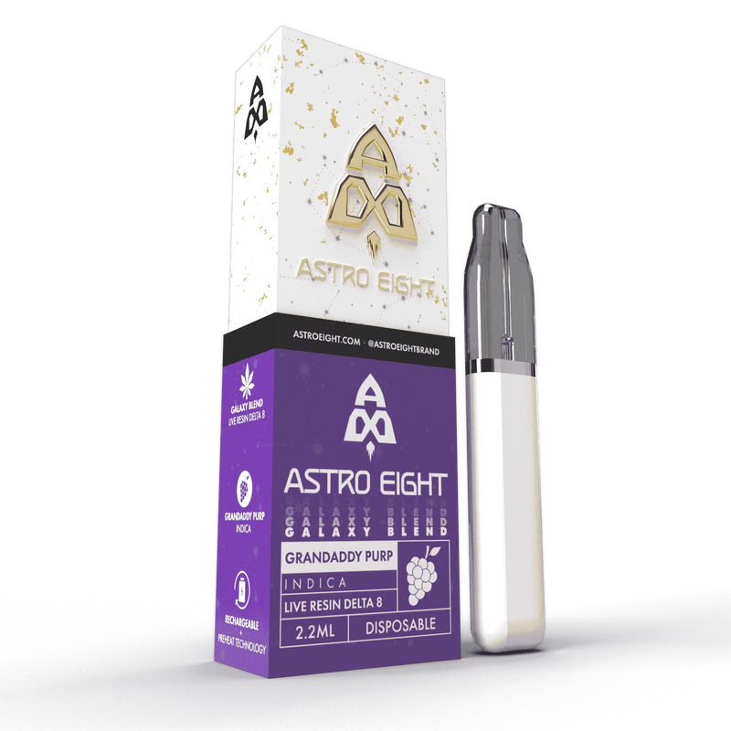 Live Resin Delta 8 THC Galaxy Blend Rechargeable Disposable By Astro Eight
