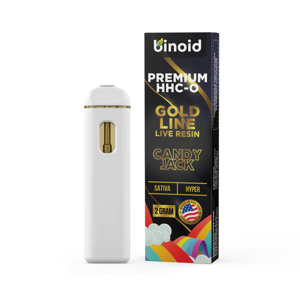 Candy Jack Sativa Live Resin HHC-O Rechargeable Disposable By Binoid