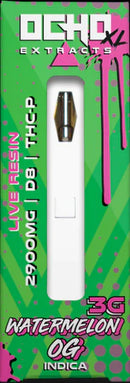 Live Resin THC-P + Delta 8 Rechargeable Disposables By Ocho Extracts