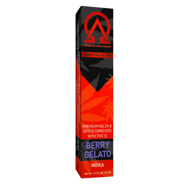 Berry Gelato Indica Premium Delta 8 + THC-O Disposable Vape Device By Delta Extrax (Delta Effex)