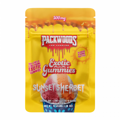 THC-O + THC-P + HHC Exotic Gummies By Packwoods