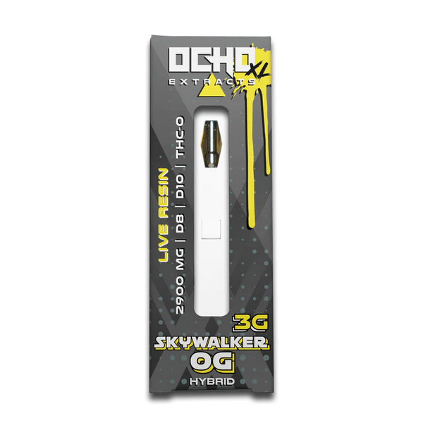 Live Resin Delta 10 + Delta 8 + THC-O Disposable Pen By Ocho Extracts