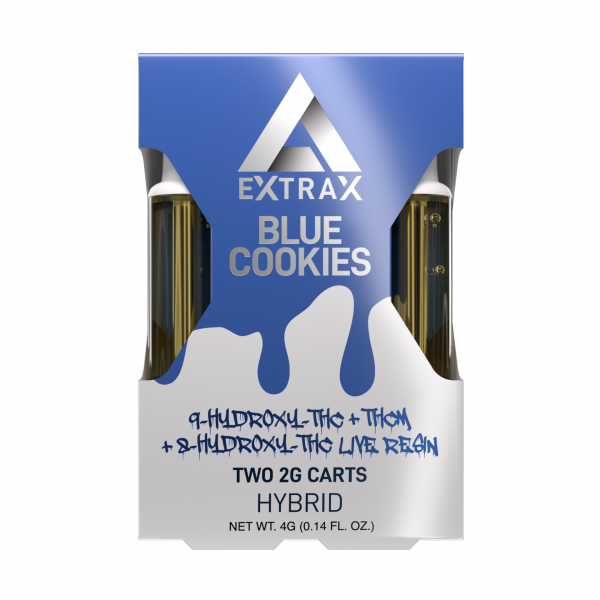 Live Resin HXY 9 THC + THCM + HXY 8 THC Vape Cartridges By Delta Extrax