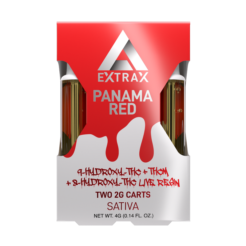 Live Resin HXY 9 THC + THCM + HXY 8 THC Vape Cartridges By Delta Extrax