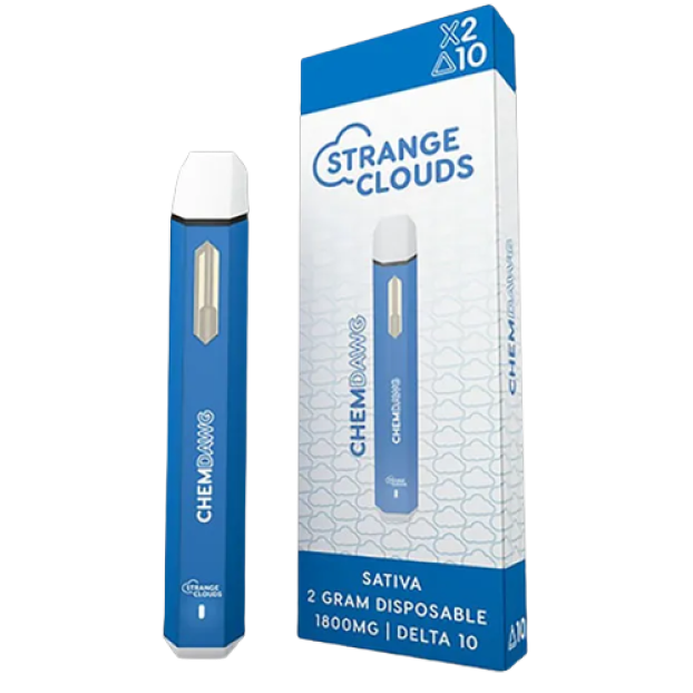 Delta 10 THC Rechargeable Disposables By Strange Clouds