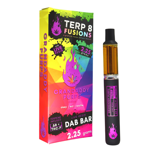 Delta 8 + THC-P Live Resin Disposables By Terp 8