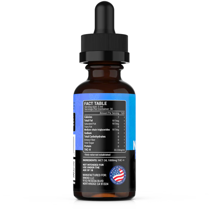 Premium THC-H Tincture By Binoid