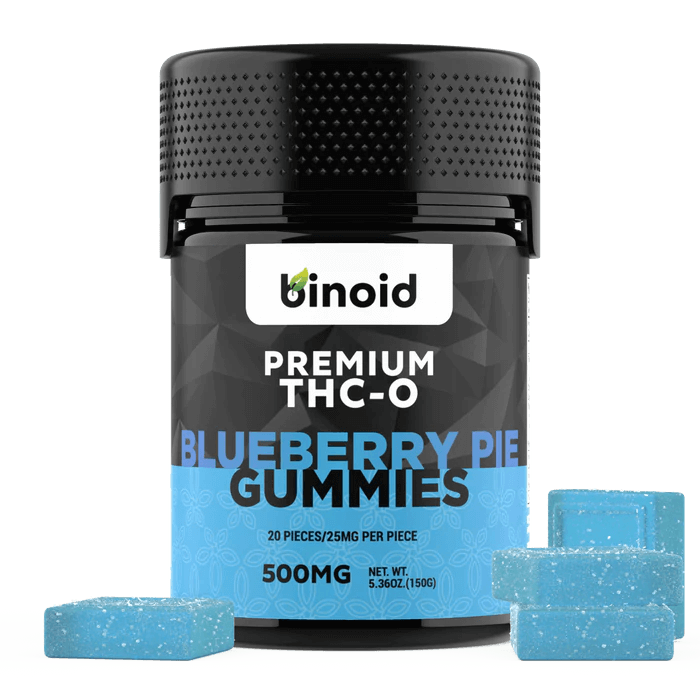Blueberry Pie Premium THC-O Gummies By Binoid