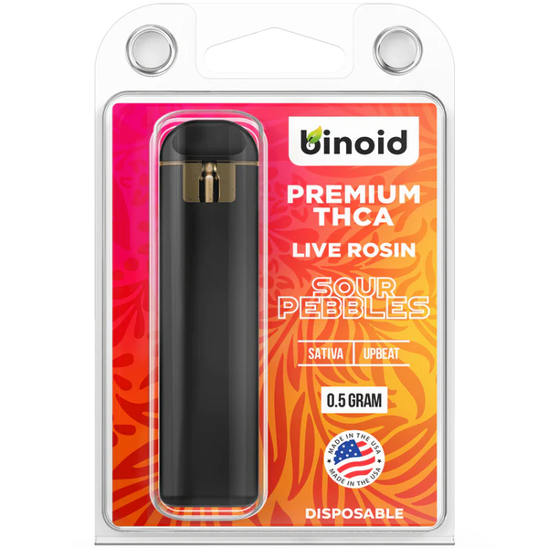 Live Rosin THC-A Disposables By Binoid