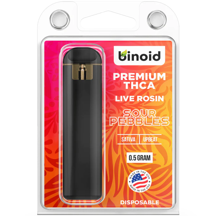 Live Rosin THC-A Disposables By Binoid