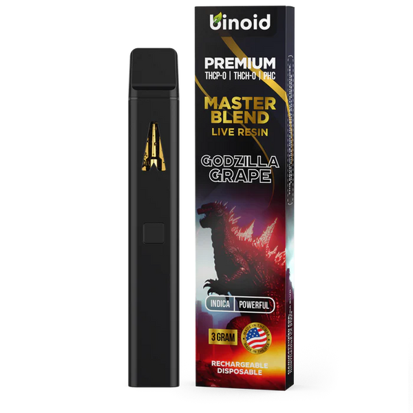 Live Resin THCP-O + THCH-O + PHC Master Blend Disposable By Binoid