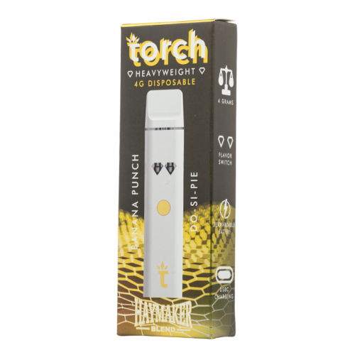 THC-H + THC-JD + Delta 11 THC Heavyweight Haymaker Disposable By Torch