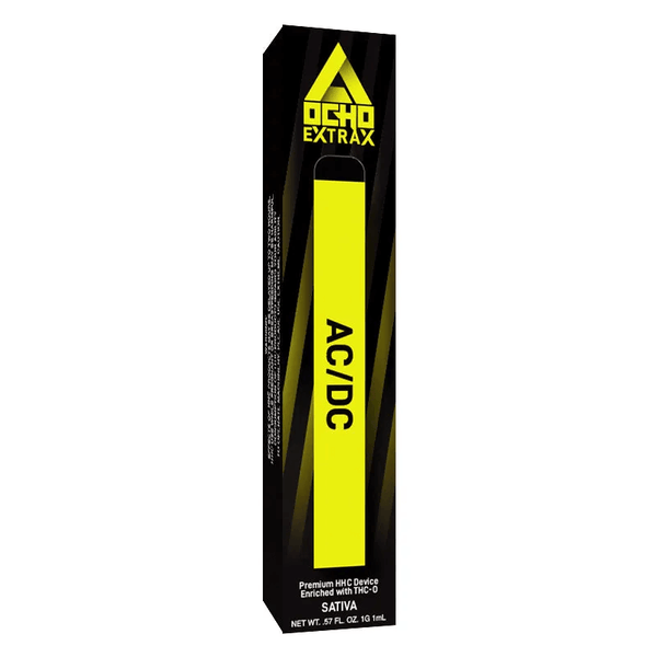 AC/DC Sativa THC-O + HHC Disposable Vape Device By Delta Extrax (Delta Effex)