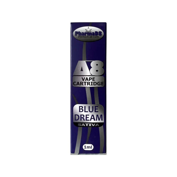 Blue Dream Sativa Delta 8 Vape Cartridge By PharmaD8