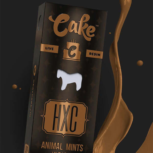 Animal Mints Indica HXC (HHC) Live Resin Rechargeable Disposable Vape Pen By Cake