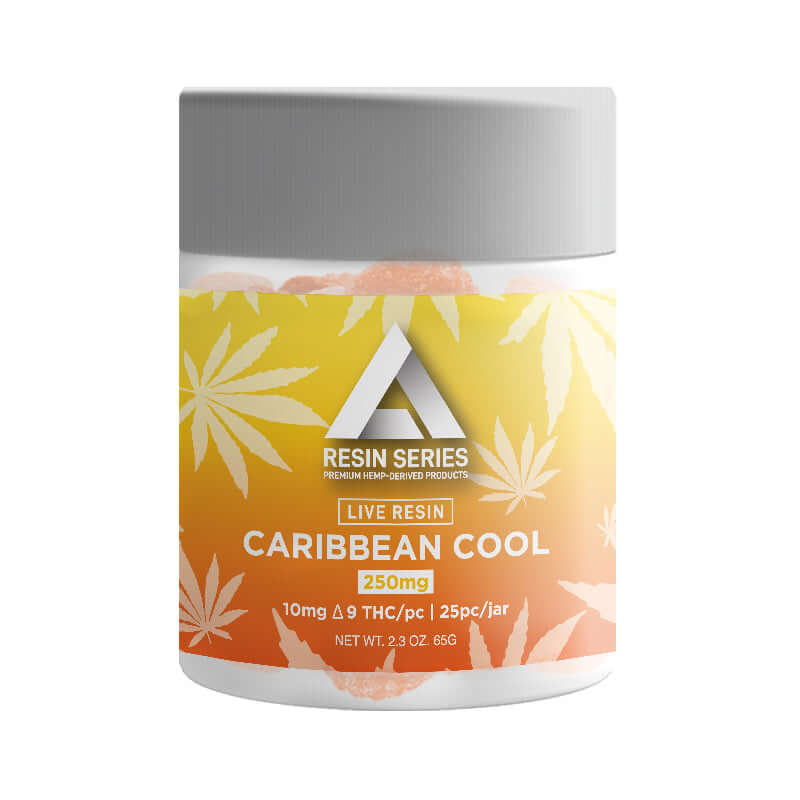 Caribbean Cool Live Resin Delta 9 THC Gummies By Delta Extrax (Delta Effex)