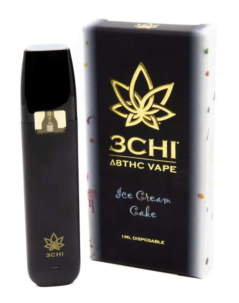 Ice Cream Cake Indica Delta 8 THC Disposable Vape Pen By 3Chi