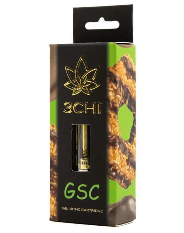 Girl Scout Cookies Indica Delta 8 THC Vape Cartridge By 3Chi