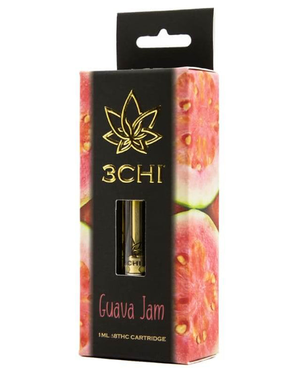 Guava Jam Hybrid Delta 8 THC Vape Cartridge By 3Chi