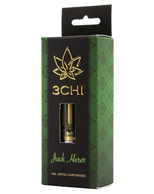 Jack Herer Sativa Delta 8 THC Vape Cartridge By 3Chi