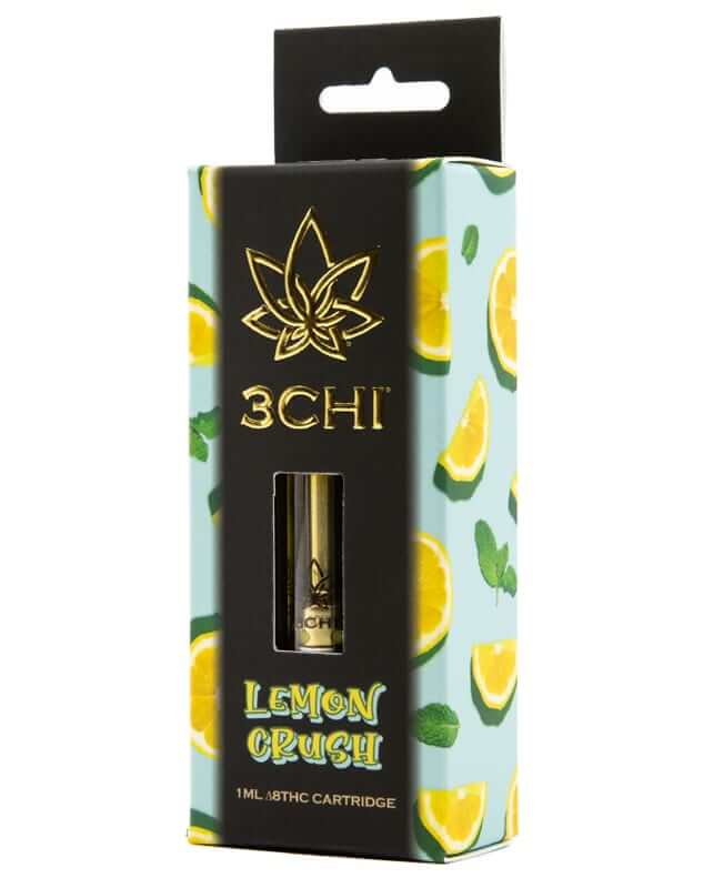 Lemon Crush Hybrid Delta 8 THC Vape Cartridge By 3Chi