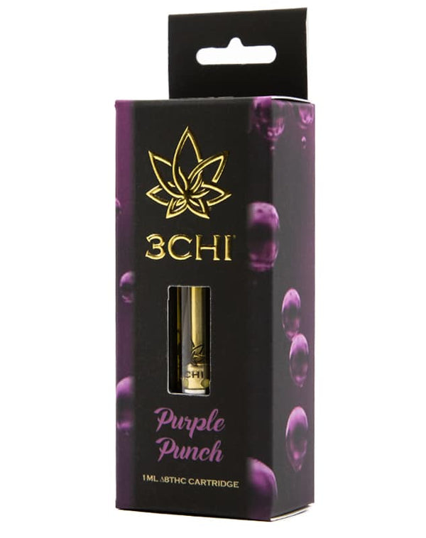 Purple Punch Indica Delta 8 THC Vape Cartridge By 3Chi