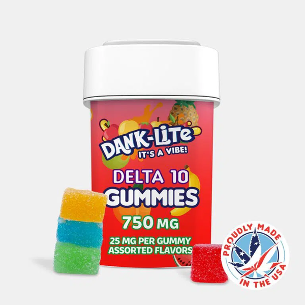 Assorted Delta 10 THC Gummies By Dank Lite